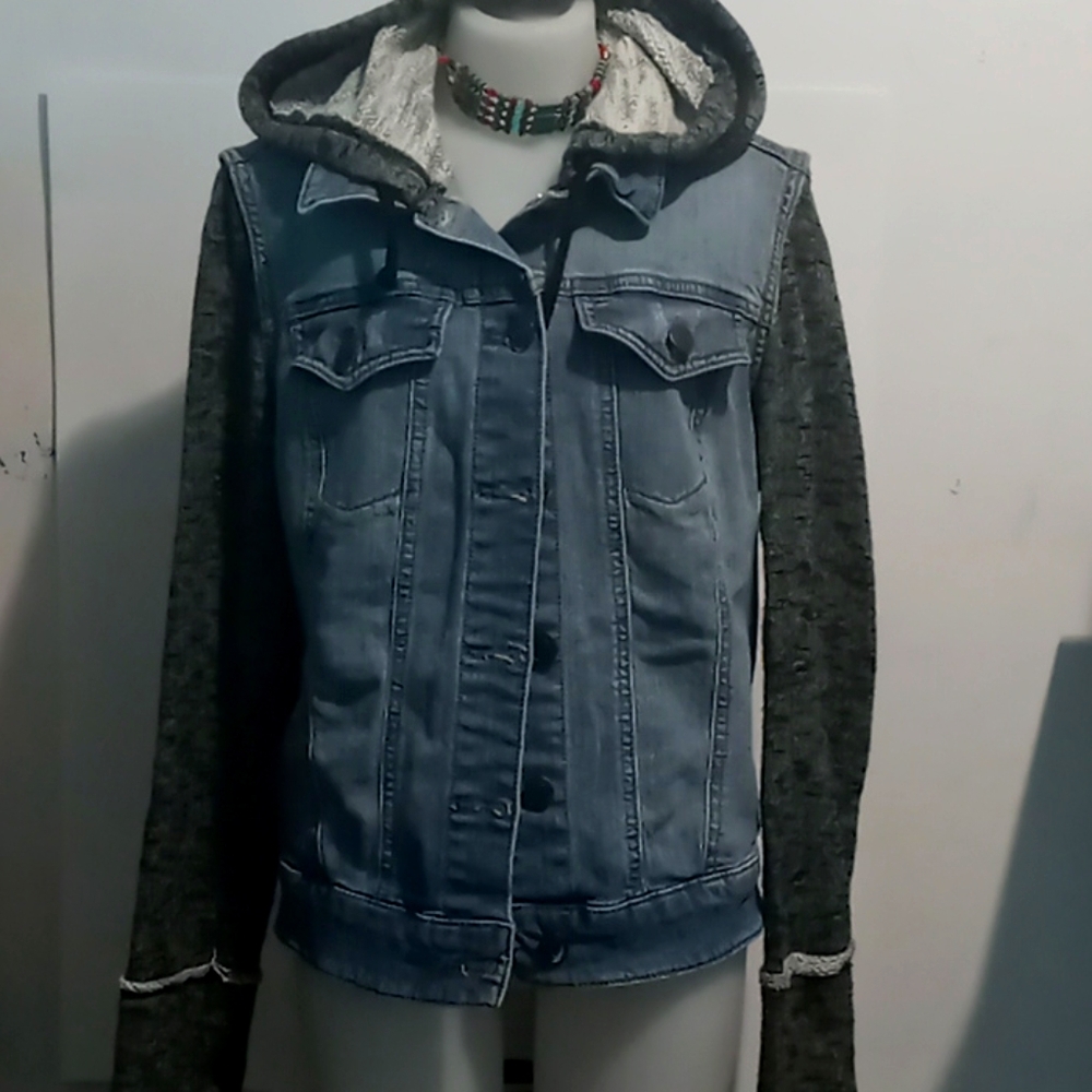 Mossimo Sweater jean jacket